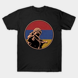 Armenian Rebal, Armenia Flag, Armenian Fighter, Armenia T-Shirt